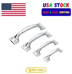 Pull Handles 20 Pack Silver Stainless Steel 5 Inch Utility Grip Window Door