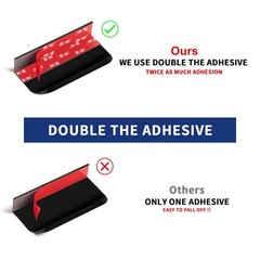 5 Pack Adhesive Edge Finger Pulls for Cabinets，Kitchen Aluminium Alloy Concea…