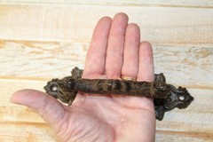 2-Large Victorian Style Gate Pull,Handle,Kitchen And Bath Decor,Gift,HW-07