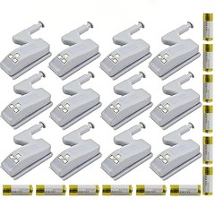 12 Pack Hinge LED Sensor Light -Smart Touch Induction Cabinet Light for Kitch…