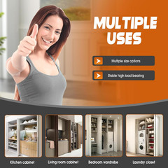 Pocket Door Slides 20 Inch, Cabinet Pocket Door Hardware Kit with Soft Close, Hi
