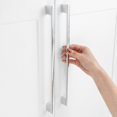 1 Pack 11-5/16 Inch Hole Centers, Polished Chrome Cabinet Pulls Chrome Cabinet H