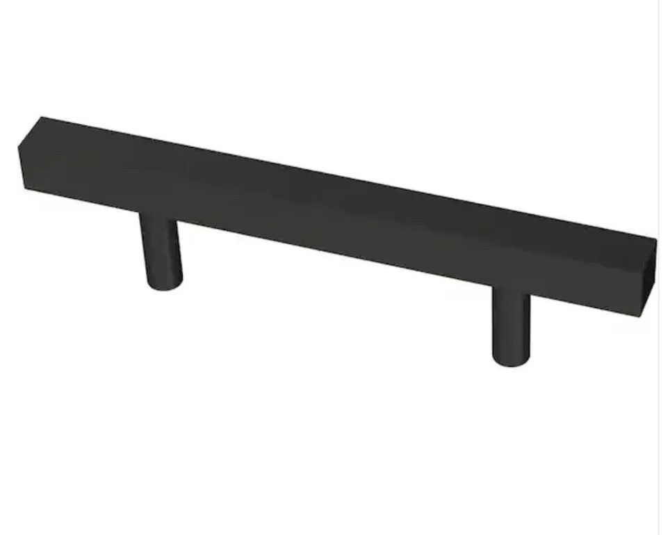 Lot Of 3 NEW Liberty Square Bar Cabinet Pull Matte Black 3” P43836C-FB-CP