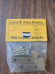 Brusso’s Offset Pivot Hinges L87 one pair l shape knife hinges