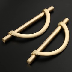 10 Pack Brushed Gold Cabinet Pulls 5 Inch(128MM) Hole Centers Kitchen Cabinet