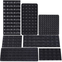 AUSTOR 318 Pieces Black Rubber Feet Bumper Pads Self Stick Noise