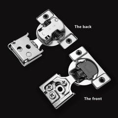 1/2 Inch Overlay Soft Close Cabinet Hinges, 2 Pack Slow Soft Close Hinges for…