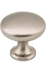 Elements 1- 1/8In. Diameter Satin Nickel Mushroom Knob 3910-SN Hardware