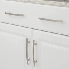 Richelieu Padova 5-1/16 in. (128 mm) Brushed Nickel Drawer Pull -LOT/PACK of 3-