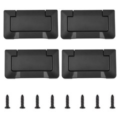 Pocket Doors Drawer Handle Flush Pull 4 PCS Hidden Concealed Zinc Alloy Knobs