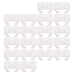 20pcs Plastic Drawer Guides Drawer Track Guides Track Replacements Track Guides