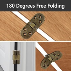 Heavy Duty Folding Table Hinges3.1 x 1.5inch Zinc Alloy Table Folding Flip To…