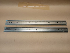 Heavy Duty Ball Bearing Drawer Slide Accuride 22” Collapsed 33” & 43” Full Ext.