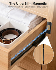 12 Pack No Drill Magnetic Cabinet Door Catch, Ultra Thin Cabinet Door Magnets fo