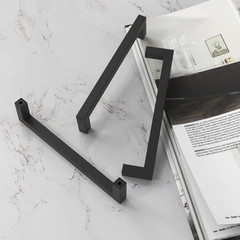 Matte Black 5 Inch Cabinet Handles, 30 Pack Cabinet Pulls | Square Kitchen Cabin