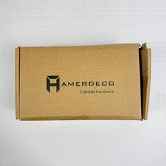 AMERDECO NEW 3/4 inch 96mm Matte Black Cabinet Pulls 10 Pack