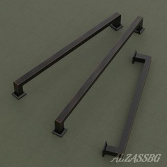 6 PCS AL3046ORB Oil Rubbed Bronze Cabinet Pulls 33/4 Inch 96mm Square