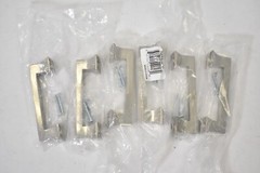 Lot of 6 Satin Nickel Cabinet Door Drawer Pulls 3″ Zinc Die Cast Elite I Series