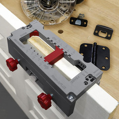 1229 Hingejigplus – Dual Clamping Door Hinge Jig Door Hinge Mortiser. Complete H