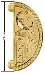Peacock Design Heavy Duty Main Door Handle Pull Home Office Decor