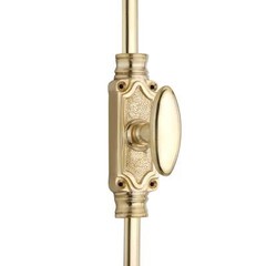 Signature Ironmongery Stepney Door Brass Cremone Bolt 9 feet Brushed Brass Upto