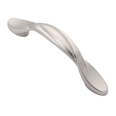 10 Pack Brushed Satin Nickel Cabinet Pulls 3 Inch76mm Hole Centers Arch Twiste
