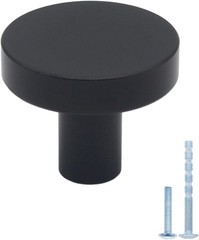 10 PACK Miseno MCKAVER138FB Manzanita 1-3/8″ Mushroom Cabinet Knob – Matte Black