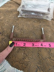 Set of 5 Drawer Pulls Cabinet Handles With Star & Studs design.