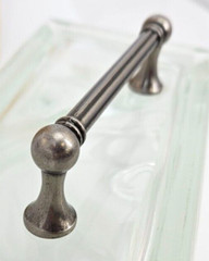 Lot of 2 Top Knobs M926 Antique Pewter Pulls 3.75″ cc Edwardian Handle 4.44″