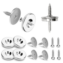 6 Pack Cabinet Magnetic Door Catch Latch Strong 20 lbs Ultra-Thin Magnets Closer