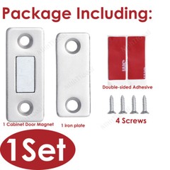LOT Strong Magnetic Door Closer Cabinet Catch Latch Cupboard Ultra Thin Closures