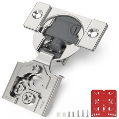 Chibery 50 Pack 1/2″ Overlay 4D Soft Close Cabinet Hinges 105° for Kitchen