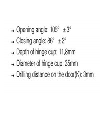 1/2″ Overlay Soft Close Face Frame 105° Compact Cabinet Hinge Handware WHOLESALE