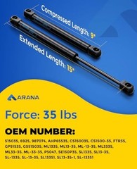 ML13-35 Gas Struts, 15 in 35pounds Gas Shock Props Lift Support 15 inch 35LB