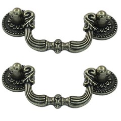 2Pcs 2.5 Inch Hole Spacing Vintage Bail Pull Handles, 2.5 Inch-2Pcs Bronze