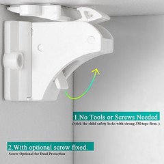 20 Pack Magnetic Cabinet Locks Baby Proofing – Vmaisi Children Proof Cupboard