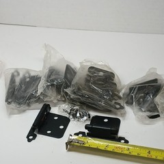 Oil Rubbed Black SelfClosing Overlay Cabinet Hinge w/ Hardware 7 in total