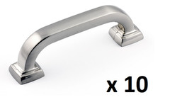 *10-PACK* Richelieu 3 in. Center-to-Center Vaughan Cabinet Pull, Brushed Nickel