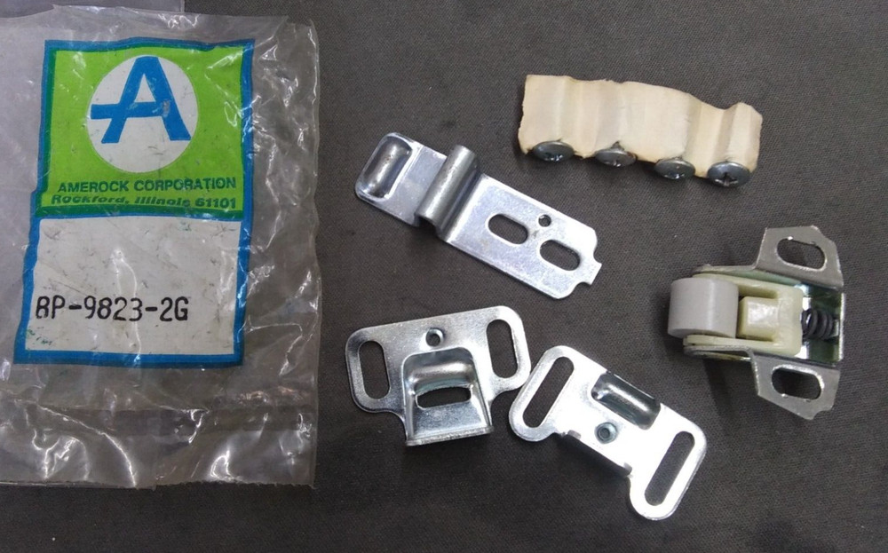 Amerock BP 9823-2G Cabinet Door Roller Catch – Zinc W/SCREWS