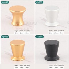 Stainless Steel Round Cupboard Knob Chest Drawer Cabinet Kitchen Pull Handles