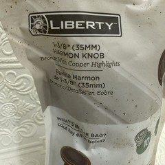 Liberty Harmon 1-3/8 in. Bronze Copper Highlights Round Cabinet Knob 10 Pack NEW