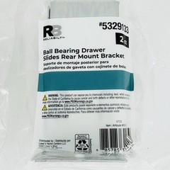 RELIABILT Ball Bearing Drawer Slides Rear Mount Bracket 2pk 532-9133 RB {JJ} lot