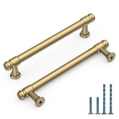 KNOKLOCK 10 Pack Champagne Bronze Cabinet Pulls 5 Inch(128mm) Kitchen Cabinet Ha