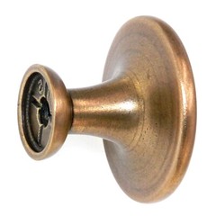 Amerock Reflections Gilded Bronze 1 1/4″ Round Disc Cabinet Knob BP1387-GB