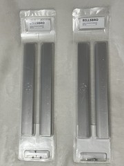 2 Sets of 2 IKEA BILLSBRO Silver Handles 12″ Cabinet Drawer Pull 803.236.28
