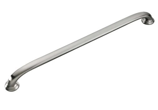 Hickory Hardware P3008-SN Zephyr 18″ C-to-C Modern Industrial Curved Appliance H