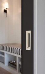 Emtek, Modern Rectangular, Flush Pull, 1-3/4″ x 4″, Polished Chrome