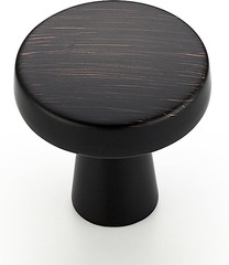 Ravinte 5 Pack Oil Rubbed Bronze Cabinet Knobs Mini Round Knobs Single Hole Soli