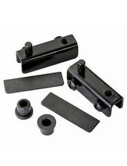Glass Door Pivot Hinge – Satin Black (Pair)