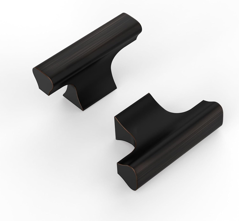 9BUILD 10 Pack 2 Inch Oil Rubbed Bronze Cabinet Knobs for Kitchen and Drawers –